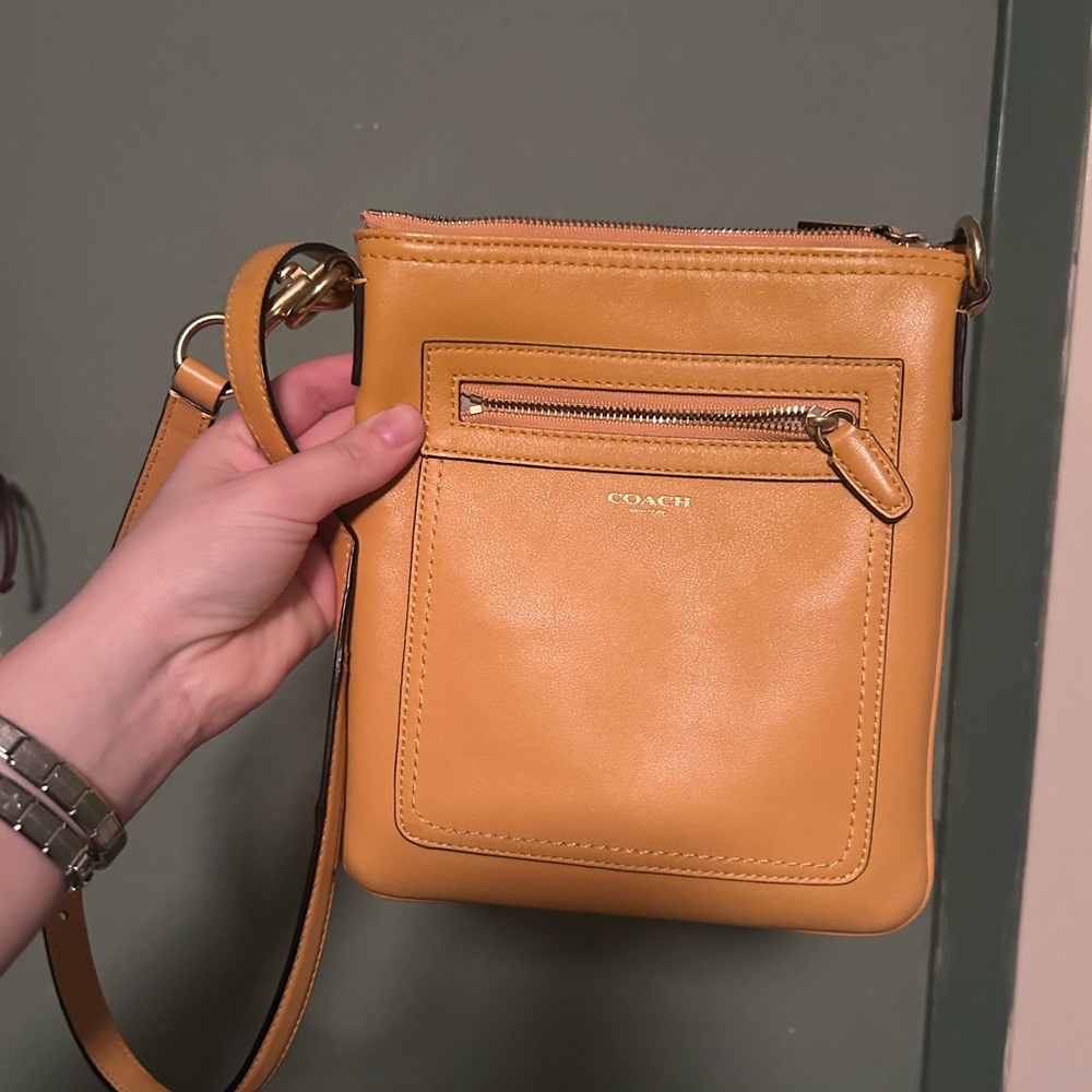 Coach Mustard Crossbody Bag